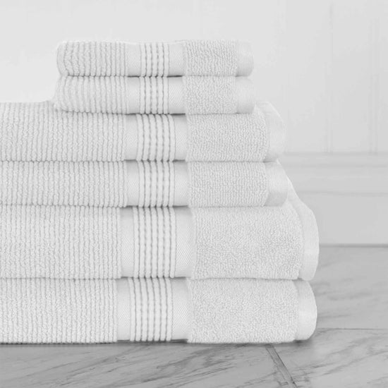 Bath Towel Set White