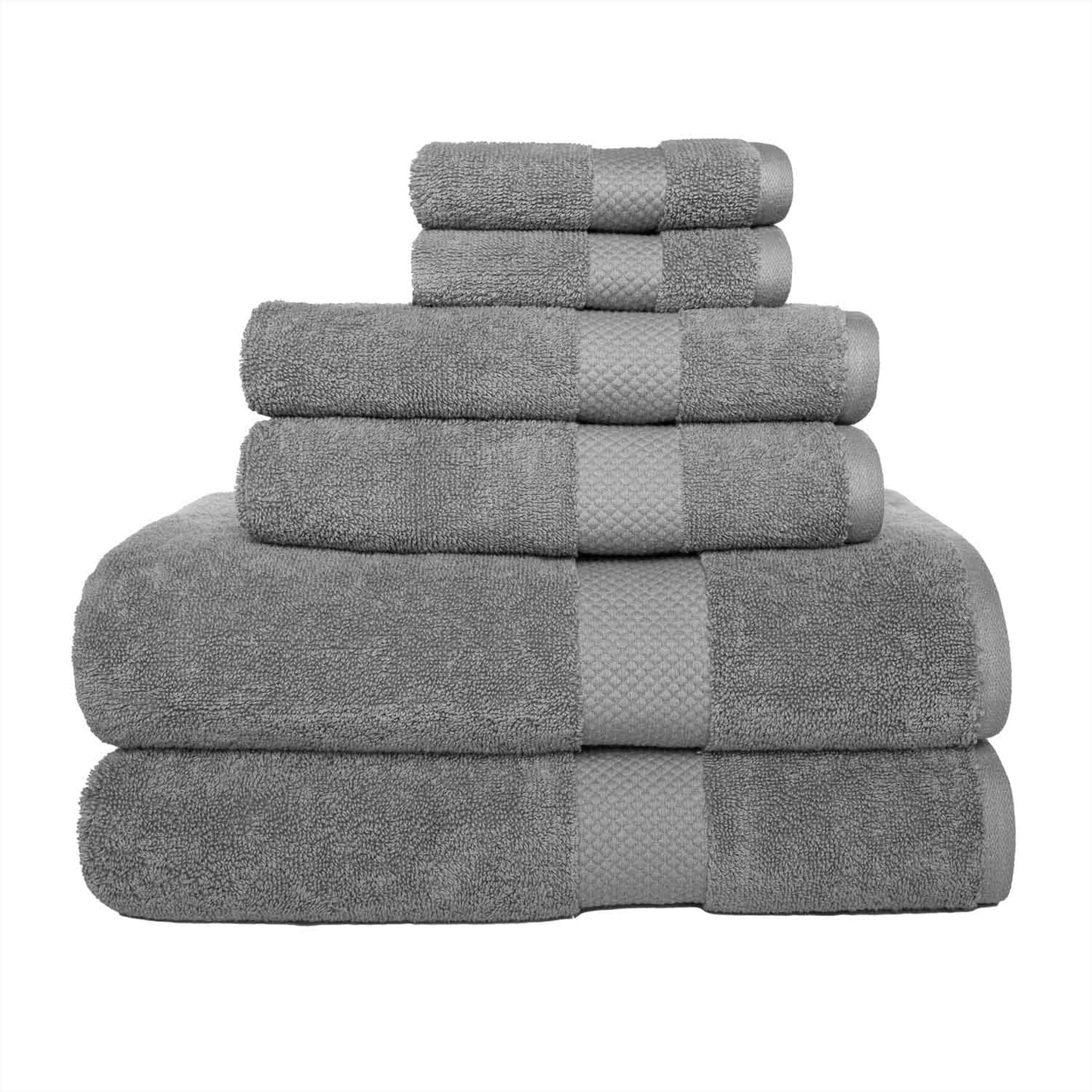 Bath Towel Set Grey