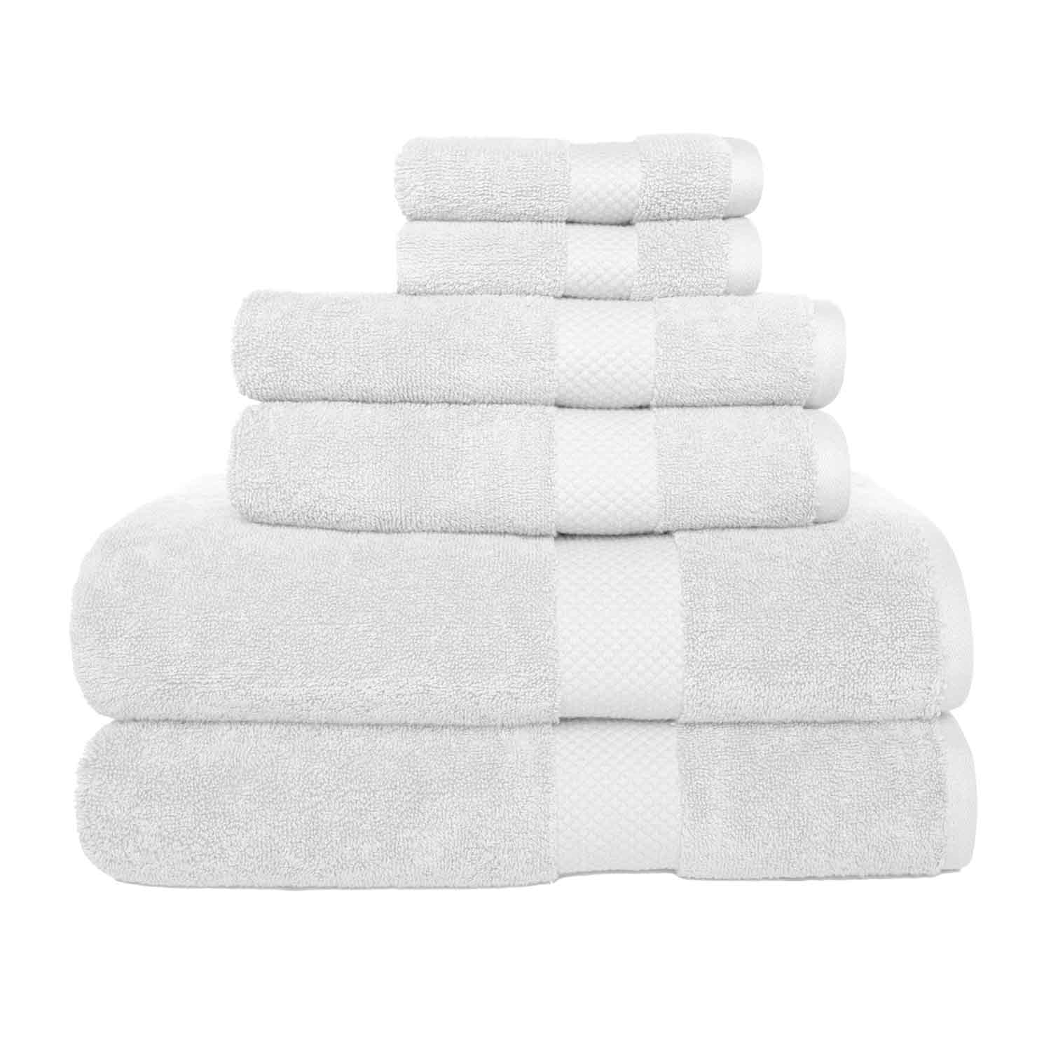 Bath Towel Set White